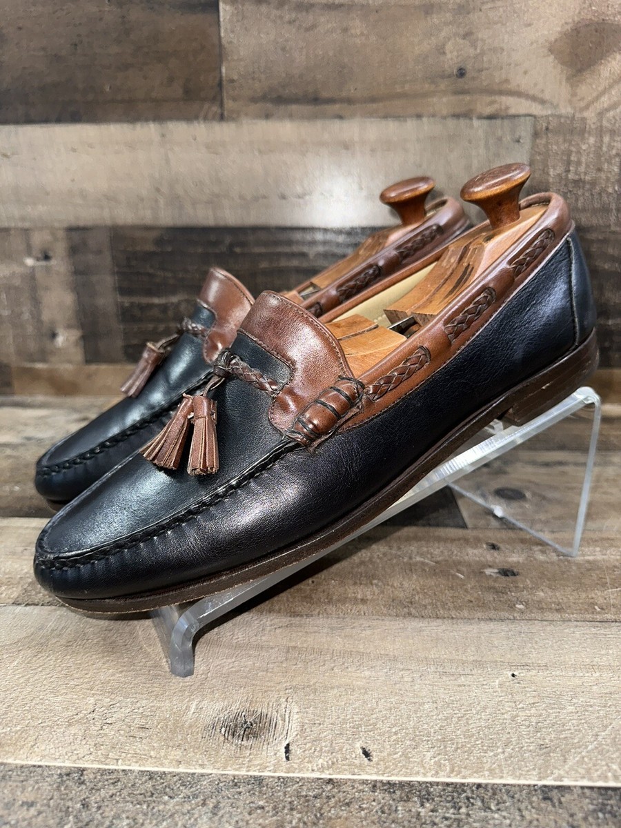 Allen Edmonds Mens Size 11 D Huntington Kilt Black Tasseled  display picture 2