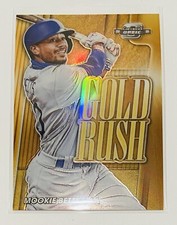 2021 Panini Contenders Optic Gold Rush Prizm Mookie Betts #GR8 MLB Dodgers