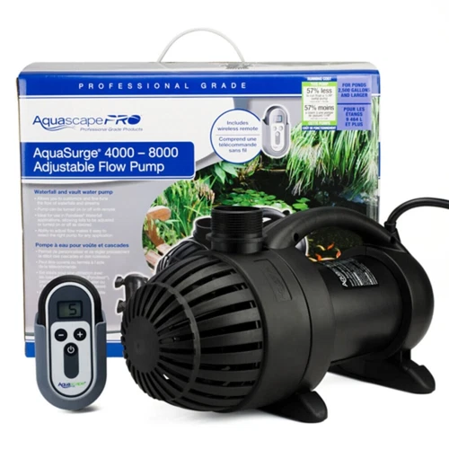 Aquascape 45010 AquaSurgePRO 120V Pond Pump, 4,000-8,000 GPH, 20 ft Cord, 5.5A - Picture 3 of 6