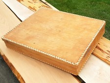 Caja de abedul caja para Chaga perfecta Siberia pan hecho a mano #variante