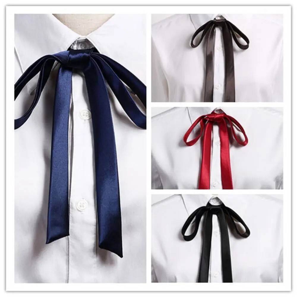 アクセサリー Vintage Western Cowboy Ribbon Tie Satin Bow Tie Gambler Western Cowboy Necktie Ribbon for Wedding
