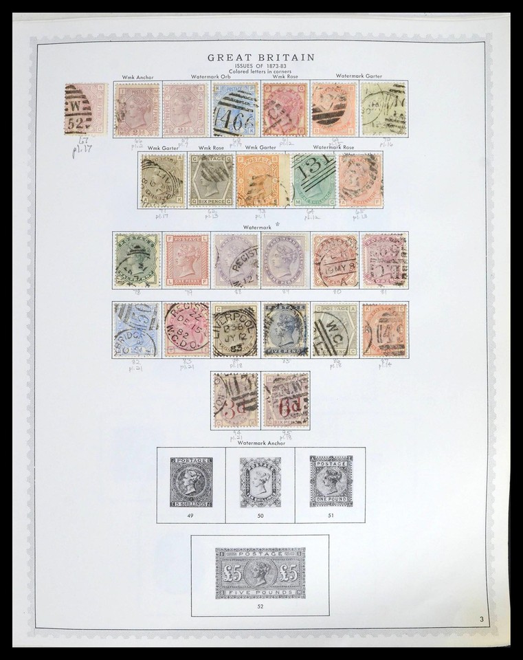 Lot 39570 Stamp collection Great Britain 18401997 in Global stamp