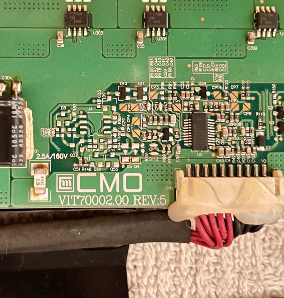 VIT70002.00 REV:5 INVERTER BOARD FOR Wharfedale LCD3210HDAF 32" TVs (LG SAMSUNG) - Image 2 of 3