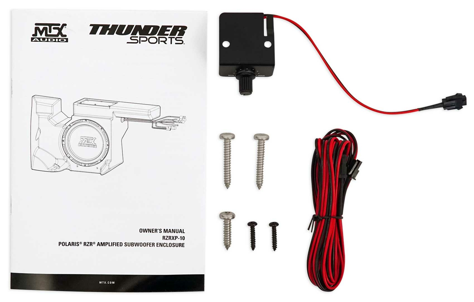 Приборные колонки MTX RZRPOD65 Polaris RZR 6510 сабвуферов с питанием Корпус под приборной панелью