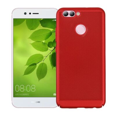 Huawei Nova Hülle Case Handy Cover Schutz Tasche Schutzhülle Bumper Schale Rot