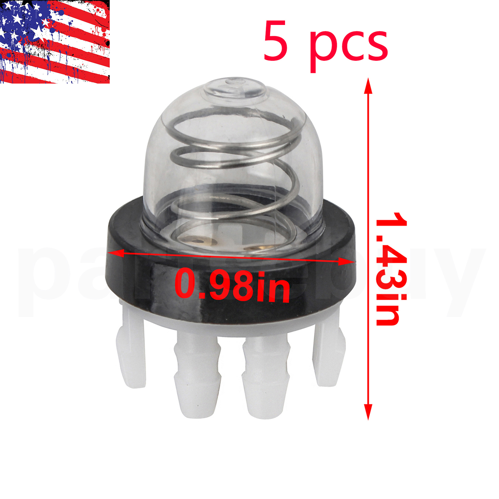 5pcs Primer Bulbs 4238-350-6201 For Stihl BR350 BR430 BR450 BR500 BR550 ...