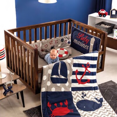 boat crib bedding