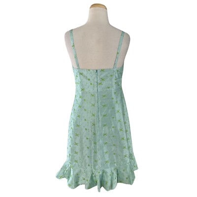NANETTE LEPORE women's blue embroidered silk dress Sz 8 | eBay