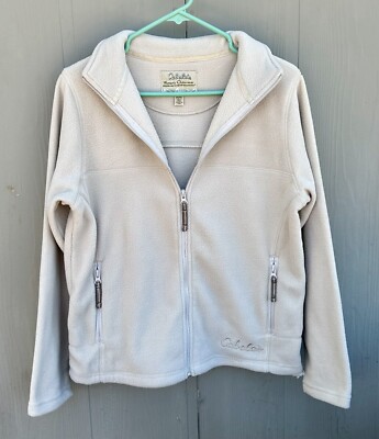 Cabela's All-weather Full Zip Mock Neck Women's Fleece Jacket with Zip Pockets