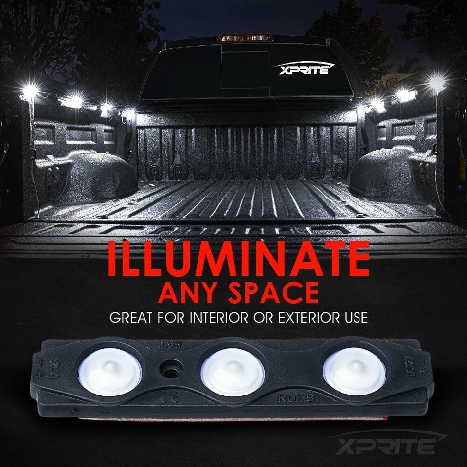 8 Pods LED Rock Lights Kit Underglow Car Truck Bed Lighting Neon Light Strips - Image 3 of 4