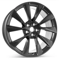 New 21" x 8.5" Replacement Front Wheel for Tesla Model S 2018 2019 2020 2021 ...
