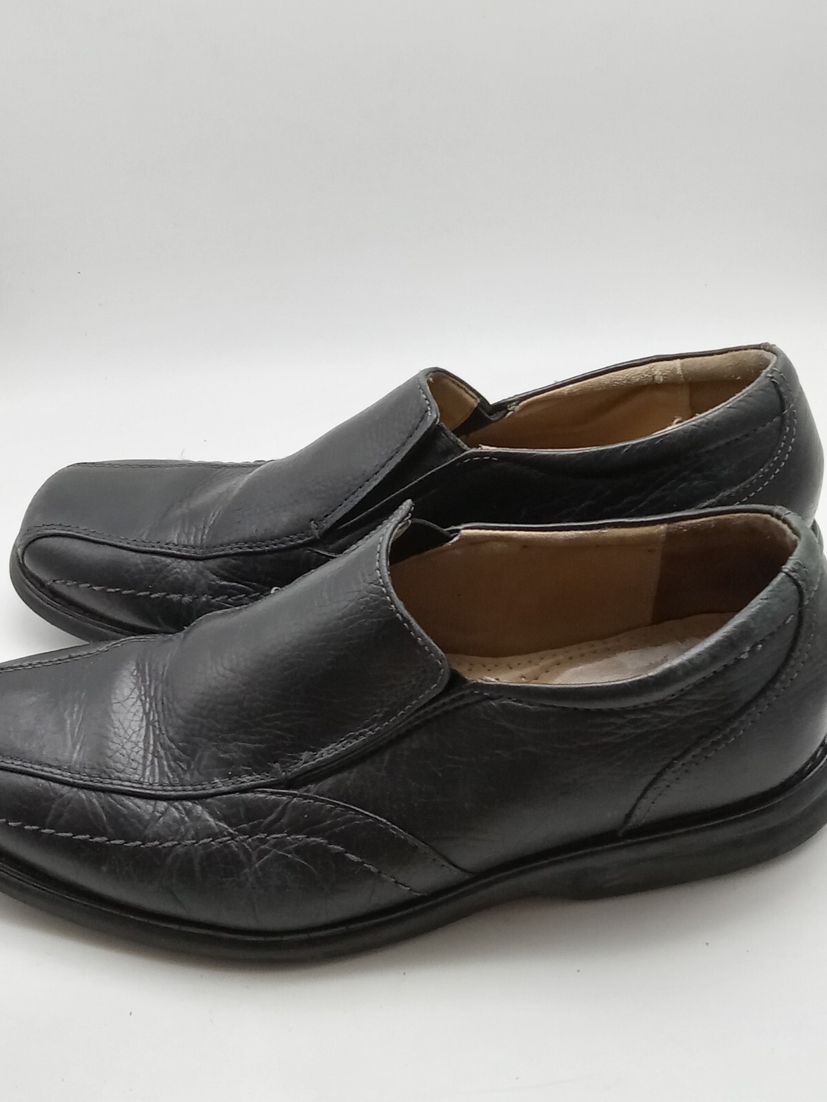 SAOLA Mocassini uomo neri slip on taglia 10 5 Nunnbush suola gomma scarpe eleganti comode