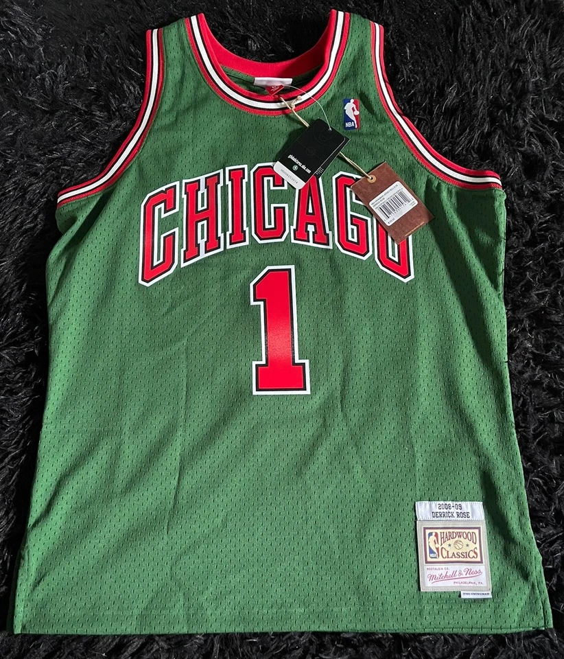 Derrick Rose Signed Autographed Chicago Bulls M&N Authentic Jersey PSA DNA Coa - Image 3 of 4