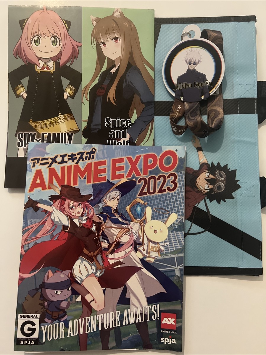 Anime Expo AX 2023 Official Program Guide + Map Poster + Tote +