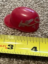 MICRO MINI BASEBALL BATTING HELMET SIGNED CINCINNATI REDS AUTO ADAM ROSALES
