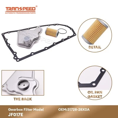 JF017E Auto Filter Gasket 31728-28X0A 31726-3JX0A 3172628X0A for Nissan INFINITI - Image 1 of 4