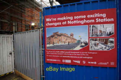 Foto 6x4 Spannende Veränderungen am Bahnhof Nottingham Große Arbeiten finden statt c2014
