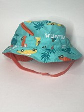 Carter  s Toddlers Size 12-24M Aloha Reversible Bucket Hat Summer UPF Protection