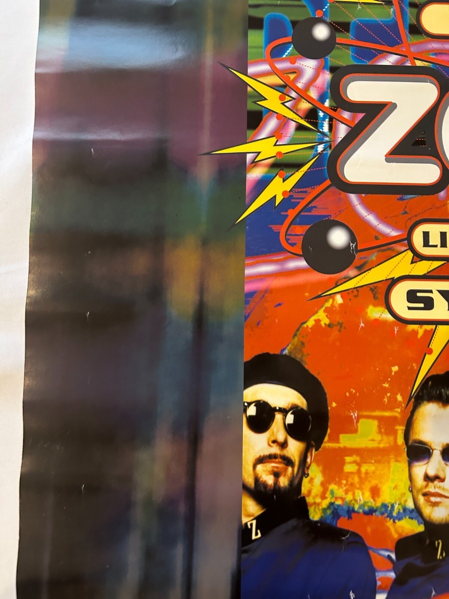 U2 / Zoo TV: Live from Sydney 1994 UK Original Promo Poster