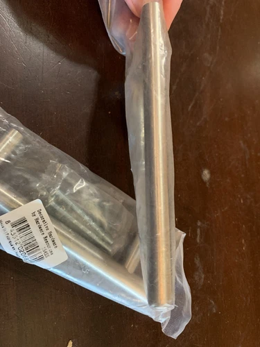 CABINET BAR PULLS 3-3/4" holes Stainless Steel Lot x2pk Hardware Resources 154SS - Picture 6 of 6