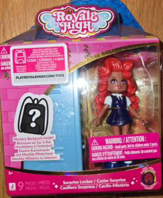 Royale High Surprise Locker - Paquete de 2 (2) muñecas de la Serie 1, Mochilas misteriosas y taquillas - Código de artículo Virtual para Arco Starlight Incluido - A Partir de 5 años