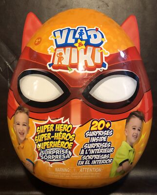 Vlad and Niki - Dino Attack Superhero Surprise Egg - Red - By Zuru