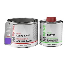 Pantone 2665C Violet Peinture acrylique mat satinée Pot de 0,75 litre durcisseur