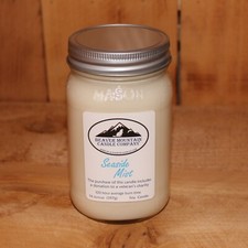 Seaside Mist  Strong Scented  Soy Candle  16 oz. jar  Handmade