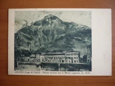 COLICO - LECCO - PIAZZA CAVOUR COL MONTE LEGNONE - fp - COMMEMORATIVE KINGDOM