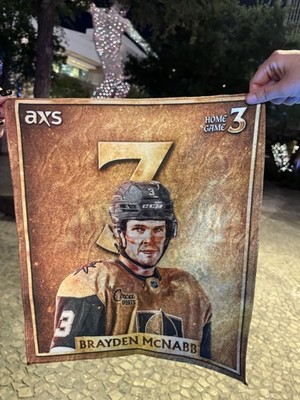 Vegas Golden Knights v Utah Mammoth Round 1 Game 5 McNabb Poster April 29 4/29