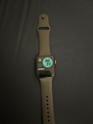 Apple Watch Series 6 44mm Blau Aluminiumgehäuse mit Schwarz Sportarmband (A2292)