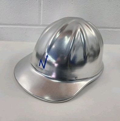 Vintage Northern Natural Gas Hardhat - Willson Aluminum Super 44 - Nice Shape!
