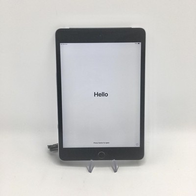 Apple iPad mini 4 128GB Wi-Fi+Cellular - Unlocked- Space Gray (MK8D2LL/A)