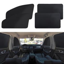 XCBYT Car Window Shades - 4 Pcs Car Privacy Curtains - 100 Block Light Car