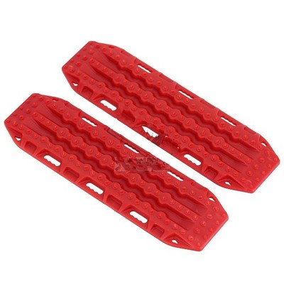 2Pcs Red Sand Ladder Recovery Ramps Board For TRX4 SCX10 90046 1/10 RC Car Parts