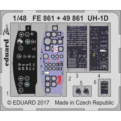 EDUARD FE861 UH-1D (KITTY HAWK) 1/48