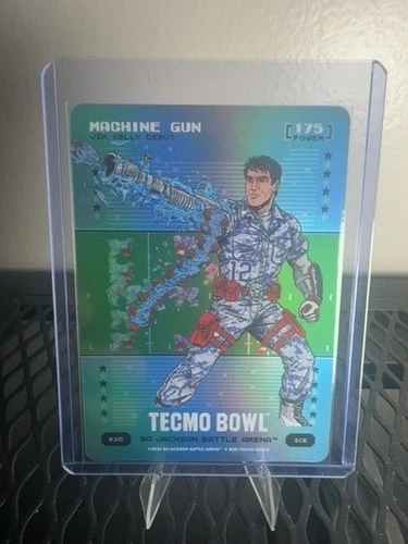 2026 Bo Jackson Battle Arena Machine Gun (Jim Kelly) Ice Blue Battlefoil #B20