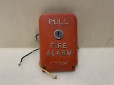 Vintage Notifier BG-1 Fire Alarm Pull Station Vintage Steel