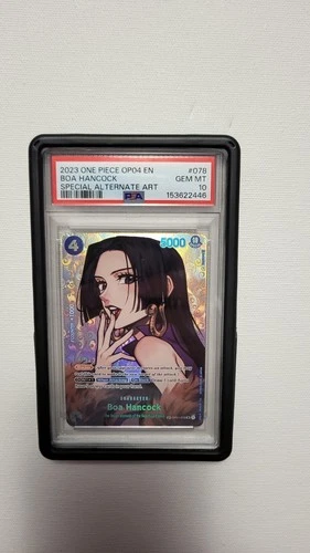 One Piece OP04-Kingdoms of Intrigue #078 Boa Hancock GEM MT Psa 10