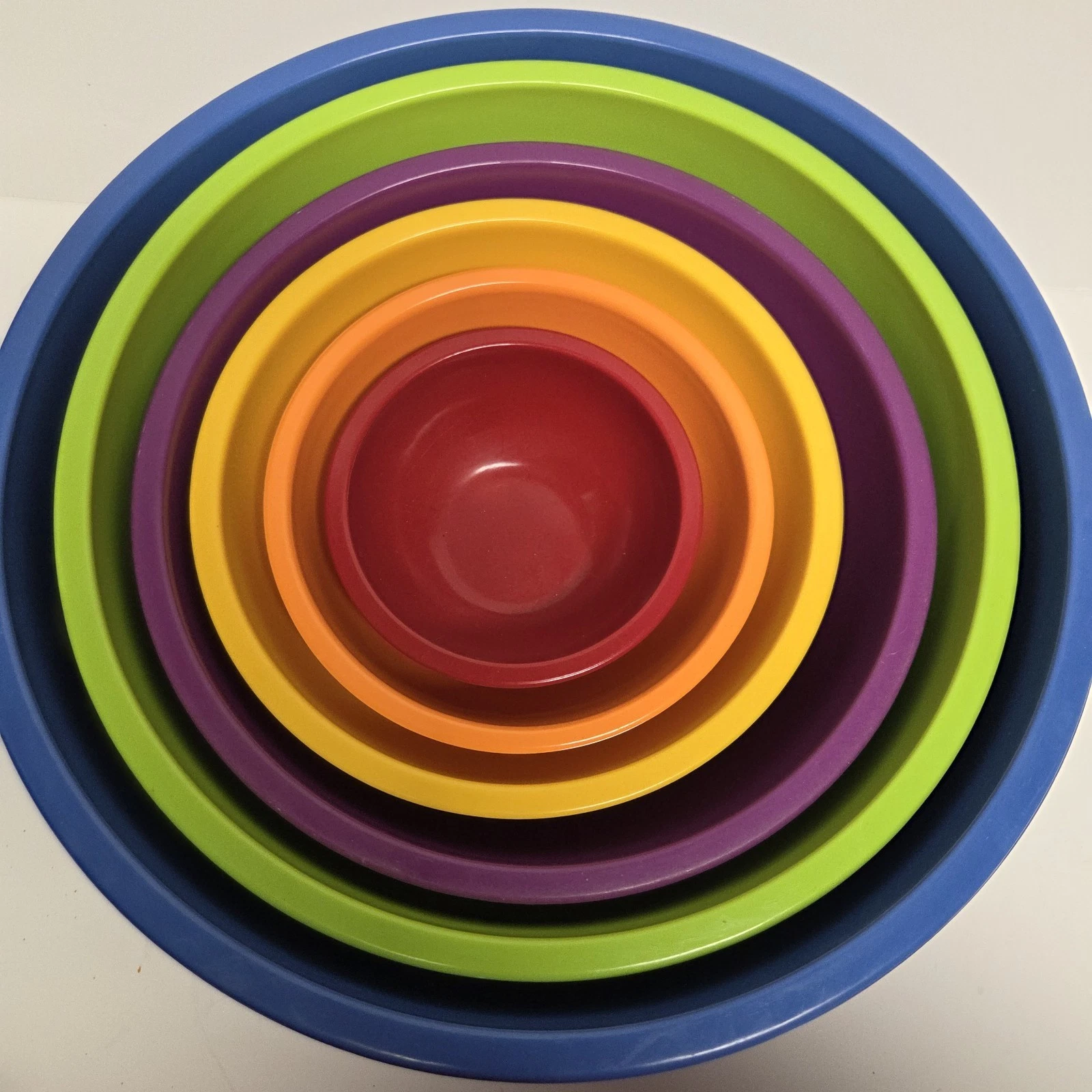 Nesting Bowls, Rainbow, Set Of 6 Imperial Homes