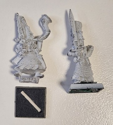2x HIGH ELF COMMAND 4th ed. METAL OOP High Elves Warhammer Old World Fantasy #2