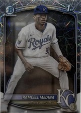 2025 Bowman Chrome Mega RAMCELL MEDINA Laser REFRACTOR BCP-187 (Royals)