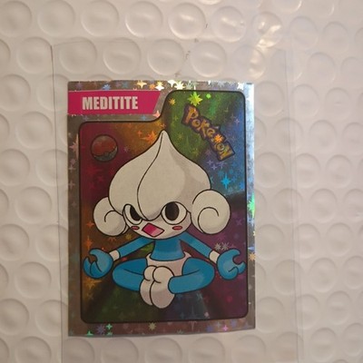2024 POKEMON Last Evolution Sticker #152 MEDITITE PERU Limited Edition Foil