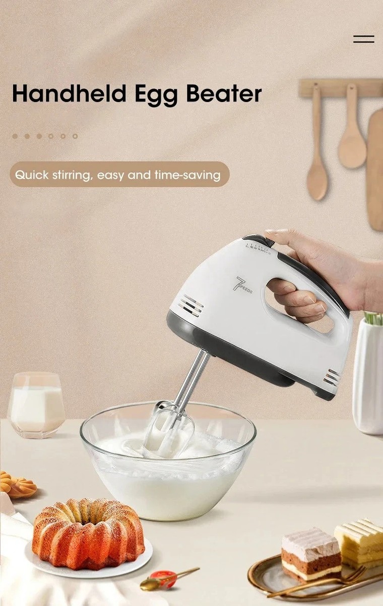 7-Speed Electric Hand Mixer Automatic Blender for home