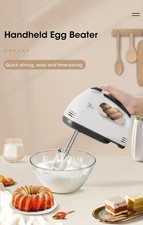 7-Speed Electric Hand Mixer Automatic Blender for Cream, Egg, Cake