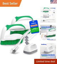 Professional 7 Pack Deep Cleaning Brushes for Bathroom, Kitchen, and Pool Areas