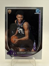 2025 Bowman Ace Bailey Rookie Card Bowman Chrome RC Utah Jazz Rookie