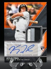 Kyle Teel 2026 Topps Series 1 Rookie Major League Material Auto Orange /25 RPA