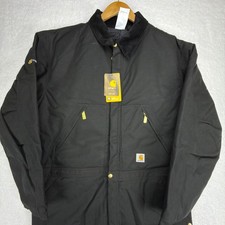 Carhartt Yukon Extremes Arctic Quilt Lined Coveralls Mens 46 X06 BLK NWT