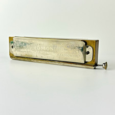 Vintage M. Hohner Super Chromonica Harmonica Key C Germany 225